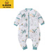 G.DUCKKIDSGDUCKKIDS sleeping bag children's constant temperature silk fiber type a baby split-legged sleeping bag quilted spring and autumn winter style thickened manor sleeping rabbit spring and autumn thin cotton M clothing length 75cm height 75-95cm