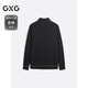 GXG Men's Multicolor Warm Turtleneck Sweater Winter New Style Black L