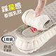 Foot Lijian latex insoles for women, soft soles for all seasons, feeling like stepping on shit without getting tired after standing for a long time, men's sports shock absorption, gray 1 pair, size 35-36
