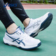 Asics men's badminton shoes autumn and winter lightweight breathable training sports shoes GEL-ROCKET 12 white/blue-100 41.5