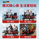 Galide high-power electric tricycle with shed for household use, small scooter for the elderly, mountain hauling, long-range electric tricycle 800W60V20A, about 100 miles + Chaowei lead-acid