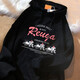 Lo Mary's new black velvet sweatshirt for female students' loose hooded jacket trendy Korean version Harajuku style pullover 1283 black spring and autumn style M