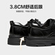 Yierkan men's shoes, round-toe cowhide shoes, lace-up business formal shoes, autumn new commuter shoes 97121W black 42