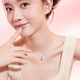 Saturday Fortune S925 Silver Fortune brand necklace pendant national trend clavicle chain birthday gift J0611149 40+5cm