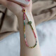 Mr. Ouyang Tourmaline Chalcedony Mobile Phone Chain Hanging Wrist Rope Dopamine Hanging Chain Women's Mobile Phone Lanyard Mobile Phone Case Chain Chain Rope Light Luxury Midsummer in July - Tourmaline Chalcedony Mobile Phone Chain B02-101