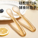Mdug Silicone Soft cuillon nouveau-né cuillère supplémentaire cuillère en silicone cuillère nouveau-née bébé alimentation alimentaire supplémentaire cuillère à tête douce cuillère [cuillère à tête en silicone Super-née Silicone Silicone] [NOUVELLE-NÉ + ALIMENTATION SUPPLÉMENTAIRE] Ensemble en deux pièces + boîte de rangement en boîte