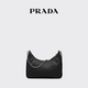 PRADA/Prada Gift Women's Prada Re-Edition 2005 3-in-1 Handbag Women's Bag Black