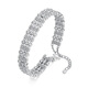 Zhou Dajin CHOW TAI KINGpt950 genuine platinum bracelet, funky bracelet, fashionable and versatile, Valentine's Day gift for girlfriend, funky bracelet