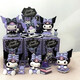 Okason Sanrio Kurome Lucky Series Blind Box Trendy Handheld Office Desktop Ornaments Girls Birthday Gift Toys Whole End Luxury Set Boxed 6 Boxes + 1 Large Box Lucky Kurome (Free Glue with Order)