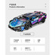 Compatible with remote control toy building block car assembly supercar children 1-14 car racing model small particles 66613 Cai Niu