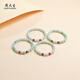 Zhou Taisheng same price 11.11 A goods jade beads and southern red simple single circle bracelet birthday gift for girls
