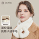 JIUMU sheep wool small scarf for women autumn and winter warm neck scarf and neck protection short scarf for girls birthday gift gift box