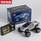 ZKHE Tesla Bigfoot Car Boy RC Remote Control Alloy Mini Off-road Pickup Truck Model Children's Desktop Toy Car Dual Control Mobile Phone 4-Wheel Shock-Absorbing Tesla Bigfoot Car-Silver High-end Charging Head + Screwdriver