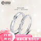 DR Proposal Diamond Ring 1 Carat Simple Luxury Couple Ring 925 Silver Ring Niche Design Proposal Valentine's Day Gift