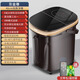 CHIGO foot bath bucket foot bath electric foot bath basin heated and folded fully automatic foot massage foot basin fumigation constant temperature home foot therapy deep bucket relaxation massager birthday gift spray surfing luxury model 46CM deep bucket soaking the calf + red light irradiation New Year's Day gift for male and female friends and parents practical high-end holiday gifts