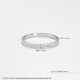 Laofu gold platinum ring pt950 platinum imitation diamond pair ring couple proposal ring birthday Chinese Valentine's Day gift for girlfriend and wife 11 rings about 2.09g