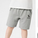 Uniqkuku [same style in the mall] Boys summer sports shorts new style children's small children's mid-sleeved baby suit summer U15781 dark blue 90 cm