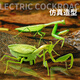 Fengxi Remote Control Mantis Simulation électrique Toy Prank Artefact Cockroach Boy peut déplacer Spider Web Celebrity Crawling Animal [Version classique - Remote Control Ladybug] Red Model 9922+ Snail
