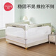 Manlong bed fence baby anti-fall guardrail children's bedside anti-fall guardrail baby raised bed guardrail old old model Pru Blue Bear 1.8m single-sided