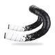 Zhizhou road handlebar with bicycle gradient hand-bent handlebar wrap with non-slip and wear-resistant two-color silicone shock-absorbing strap black and white (2050mm) two rolls price