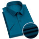 CEO Yageor 2025 summer new style for men's middle-aged and young lapels for business multi-color non-scalding and anti-wrinkle fashion trend short sleeves DX6630 38