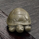 Tianshengtang Turtle Zisha Tea Pet Wenwan Small Tea Play Ornaments Fine Tea Table Tea Tray Ornaments Yixing Handmade High-end Longevity Turtle Tea Pet Qingduan Clay