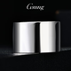 GsunG platinum wide ring men's new pure platinum PT950 fashionable and atmospheric glossy inner arc ring Chinese Valentine's Day gift. Priced by gram. Contact before bidding.