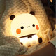 Crayon Shin-chan Night Lamp Luminous Artifact Baby Feeding Lamp Desktop Bedside Ornament Children's Creative Gift Children's Day Gift Panda Night Lamp