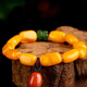 ADRIUS Luxury High-End Beeswax Bracelet Women's DIY Jade Shape-Shaped Amber Chicken Oil Topaz Bead Bracelet Jadeite Beads