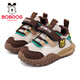 Babudou Children's Shoes Boys Autumn Lightweight Toddler Shoes Soft Sole Comfortable Baby Shoes 102353064 Ancient Tree Brown/Light Rice 25