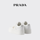 PRADA/Prada gift women's Downtown Bold thick-soled cow leather sneakers white 37