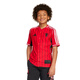 Adidas (adidas) children's clothing 25 autumn children's Manchester United casual cultural shirts big children's football sports short-sleeved shirts jersey JN2908 JN2908 Manchester United Red 128