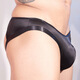 The Temptation of Desire Men's Sexy Seamless Sports Hip-Lifting Low-Waist Thong European and American New Men's Silky Breathable Underwear Black One Size (80-130Jin Jin is equal to 0.5kg)