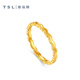 Xie Ruilin (TSL) Anillo de oro 5G CARRILLO DE ORO COMPLETO Línea ondulada Línea de oro Línea de oro Full And YX724 Categoría de precios (tarifa de trabajo alrededor de 680 yuanes) 1.95 g (15 puerto de anillo)