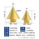 Brazed diamond chamfer tip cone chamfer bevel porcelain stone edge reaming drill bit cone chamfer reaming 38mm gold M10 chamfer 1 piece