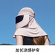Kenmont large brim neck protection medical sun protection hat mask integrated face mask covering the whole face UV protection quick-drying sun hat 6131