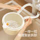 Enjoyment House Hanging Kitchen Sink Drain Basket Sink Artifact Household Dishwashing Sink Leftovers Filter Basket Kitchen Waste Residue White Press and Pour