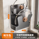 Cobbe wall-mounted pot lid rack without punching holes on the kitchen wall household chopping board cutting board storage rack multi-functional storage artifact gun ash - adjustable - double layer - with water tray