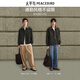 PEACEBIRD Men's Jacket 25 Autumn New Retro Bath Style Workwear Pocket Textured Commuting Loose Jacket