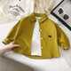 Children's long-sleeved shirt new spring style boys' shirt cotton lapel top children's cardigan jacket children's clothing f20 PL14 Happy Rabbit shirt 120 cm