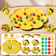 Feidu Le Little Bee Honey Collecting Magnetic Beads Children's Fishing Toy Color Cognition Parent-child Interaction Early Education Puzzle Tabletop Game Two-Player Battle