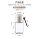 Baijie quantitative salt bottle salt shaker seasoning bottle push-type seasoning jar can be controlled meterable salt bottle glass jar 180ml