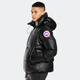 Canada Goose (Canada Goose) Crofton Unisex Kurze Daunenjacke Parka Große Gänsedaunenjacke 2252M 61 Schwarz Es wird empfohlen, eine Größe kleiner zu wählen, diese Größe ist zu groß M