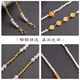 CAOX New Chinese Style Peace and Joy Pendant with Chain Women's Gold Lock Pendant Long Chain Shijia Pearl Sweater Chain 2025 Autumn and Winter Pearl Peace and Joy Pendant with Chain 60CM