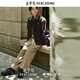 PEACEBIRD Men's Jacket 25 Autumn New Retro Bath Style Workwear Pocket Textured Commuting Loose Jacket