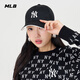 MLB baseball cap for men and women, fashionable dark pattern presbyopic duck cap for men and women 3ACPM105N-50BKS-F