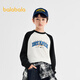 Balabala children's long-sleeved T-shirt boys and girls 2025 autumn tops same style in shopping malls 202325100202