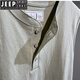 JEEP SPIRIT Henry collar tough guy style vest American heavyweight cotton washed sleeveless waistcoat T-shirt men's fitness sports undershirt beige green 2XL 170-190Jin Jin equals 0.5 kg