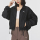 彪马（PUMA）外套女 2025夏季新款黑色休闲服立领透气上衣日常运动通勤夹克 633971-01 XS