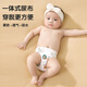 Xiong Zhecha gauze diaper baby pure cotton diaper washable newborn baby special meson mustard cloth pocket breathable diaper 12 layers pure cotton gauze girl flower 3 pack S suitable for 6-8 Jin Jin equals about 0.5 kg